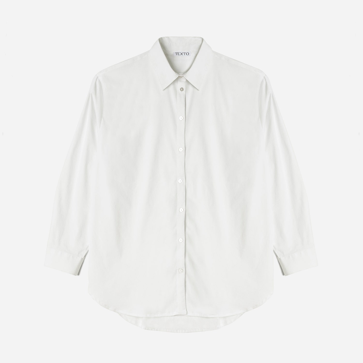 Chemise TEXTO blanche mi-longue