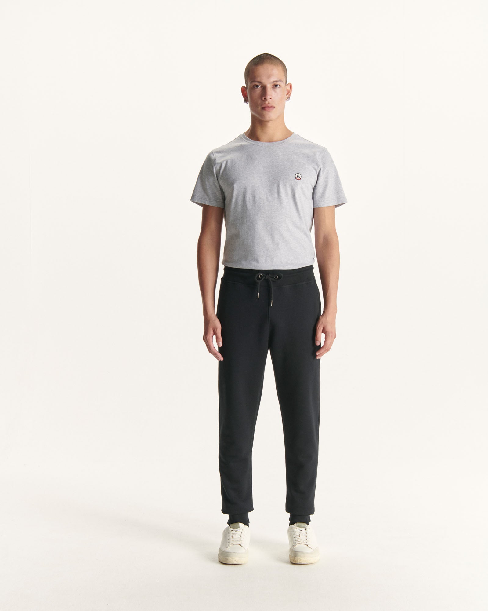 Jogpant homme en coton biologique Noir Santiago