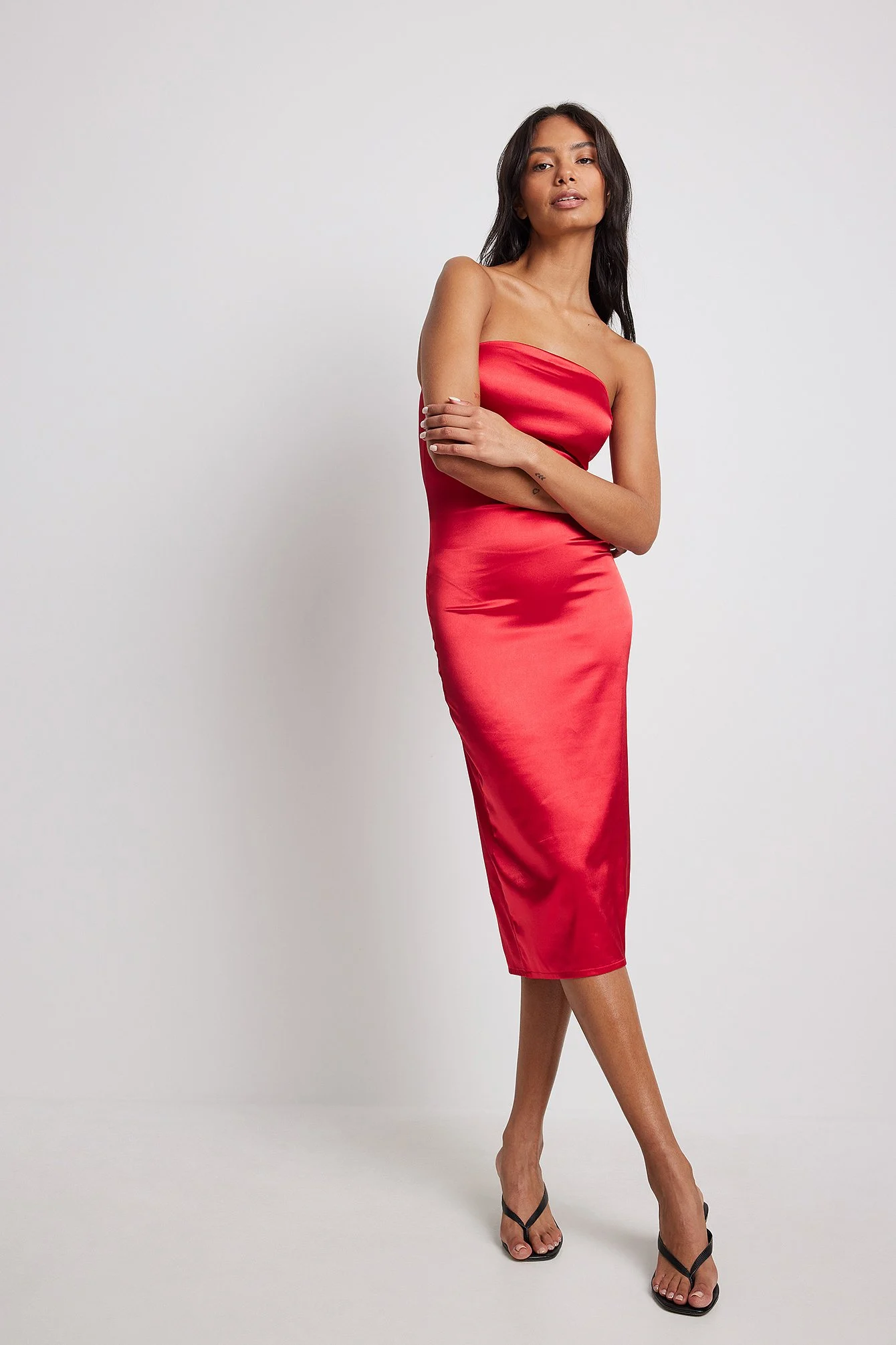 Bandeau-Midikleid