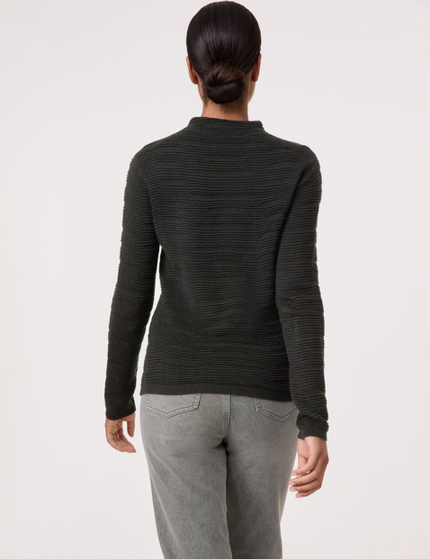 Pullover mit Wellen-Struktur
