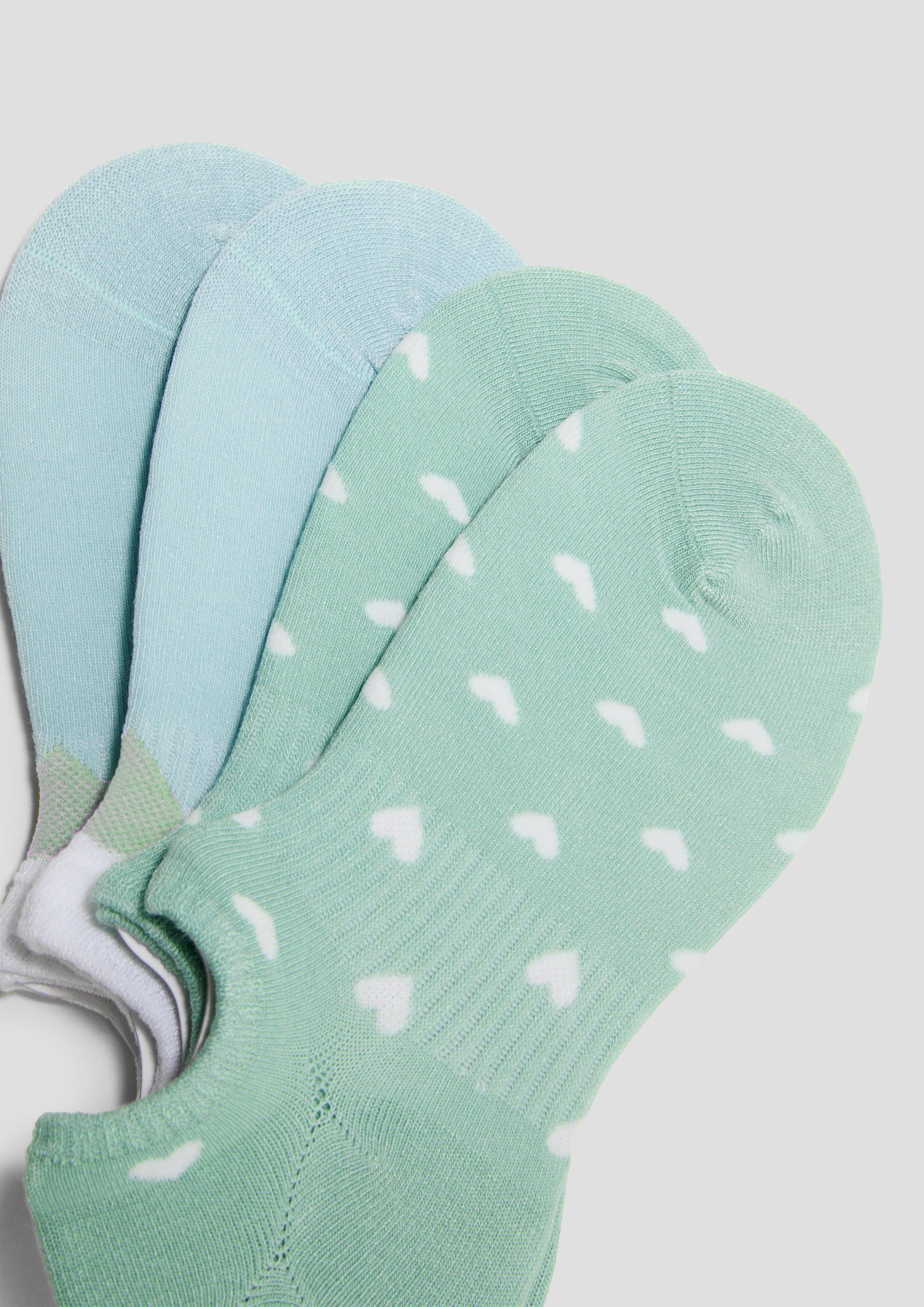 Kurze Socken mit Herz-Details  6007873-6000