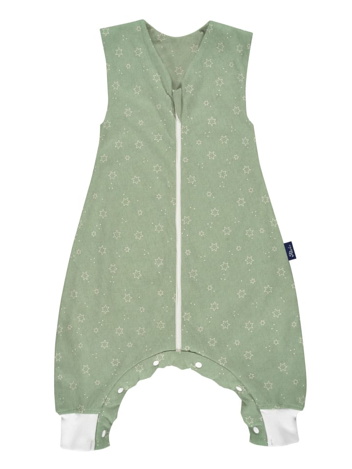 Alvi Sleep-Overall light Schlafsack mit Füßen Exklusiv in Starry Sky Green günstig kaufen 110