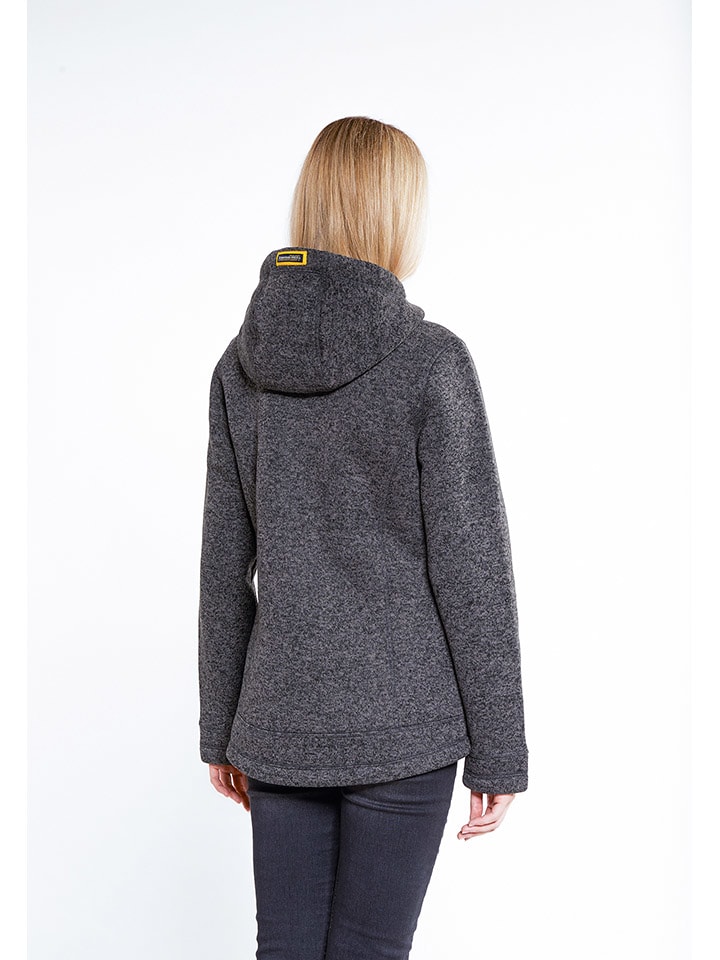 Schmuddelwedda Strickfleecejacke in Anthrazit günstig kaufen