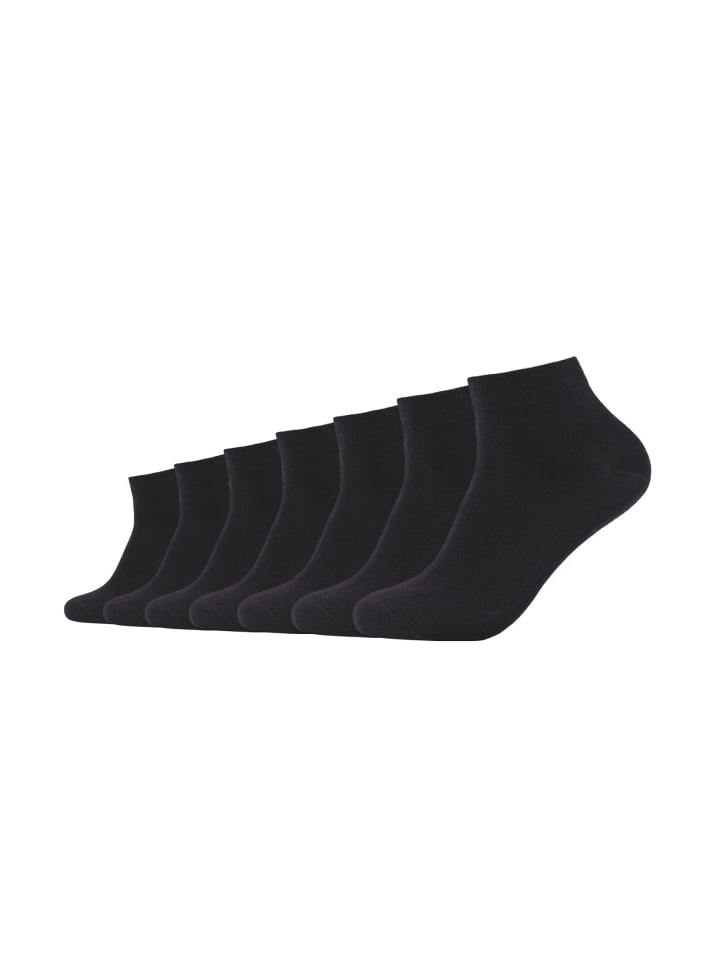 camano Kurzsocken 7er Pack ca-soft in Schwarz günstig kaufen