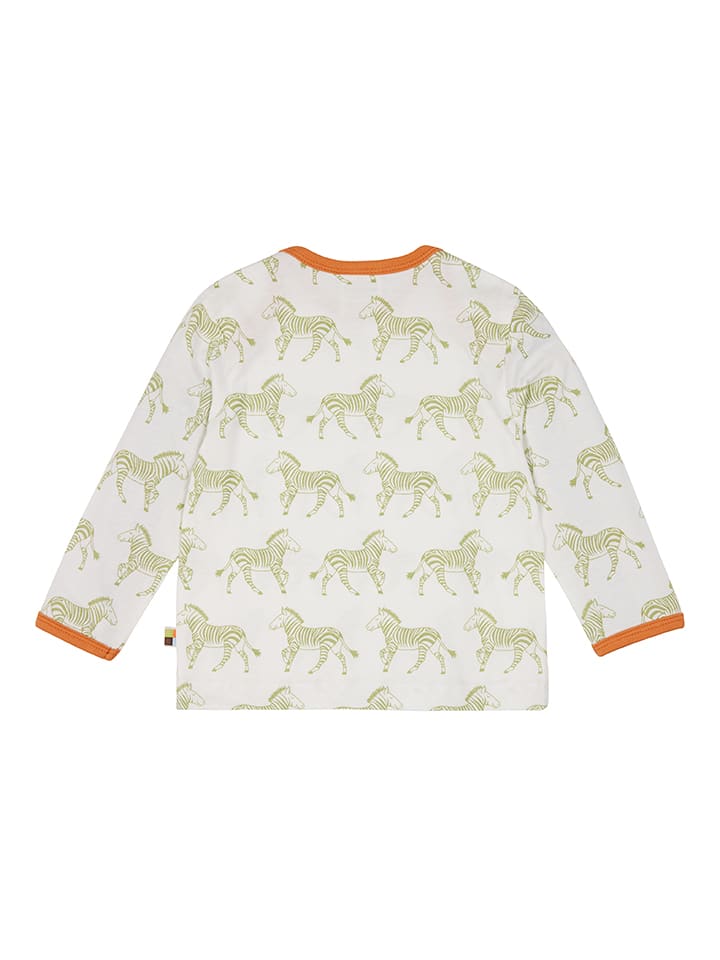 loud   proud Longsleeve in Weiß/ Grün günstig kaufen