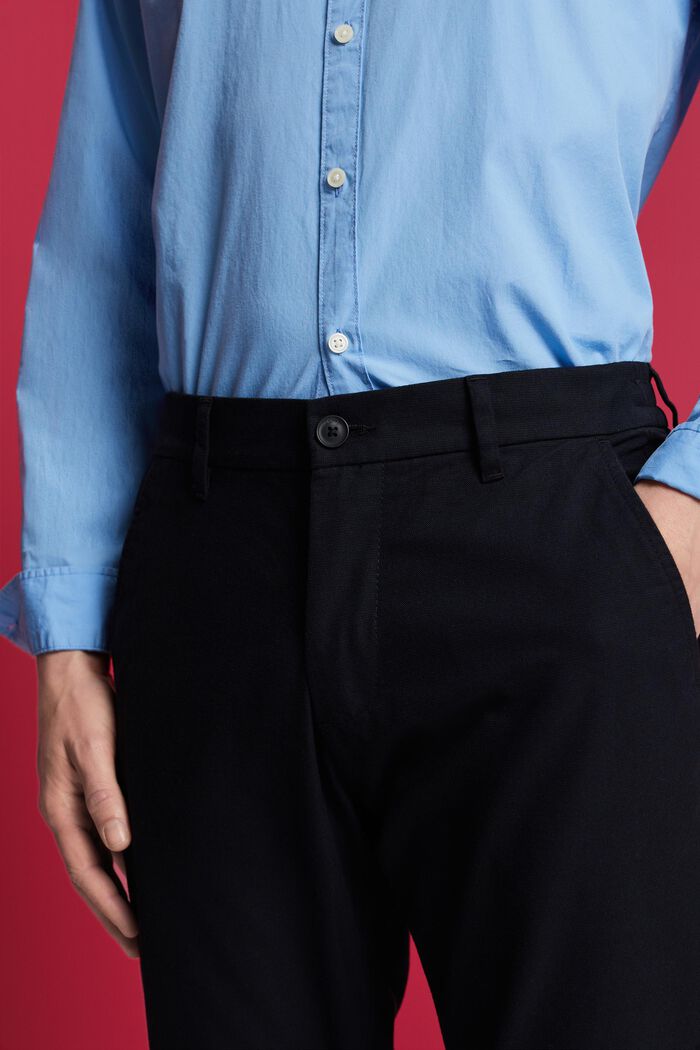Gebürstete Chinohose