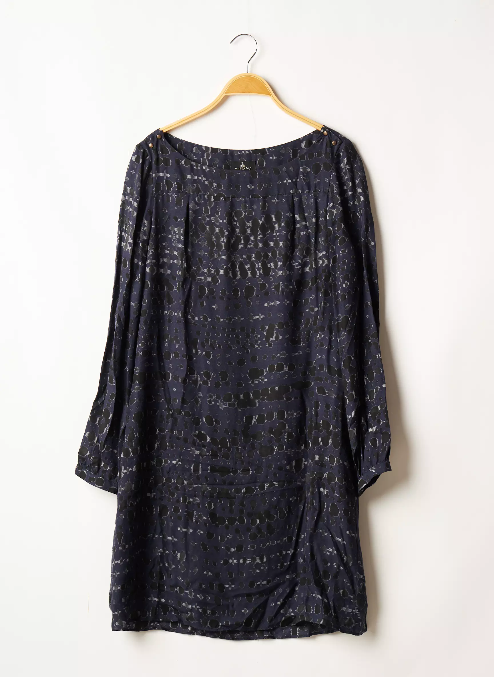 One Step Robes Mi Longues Femme couleur bleu
