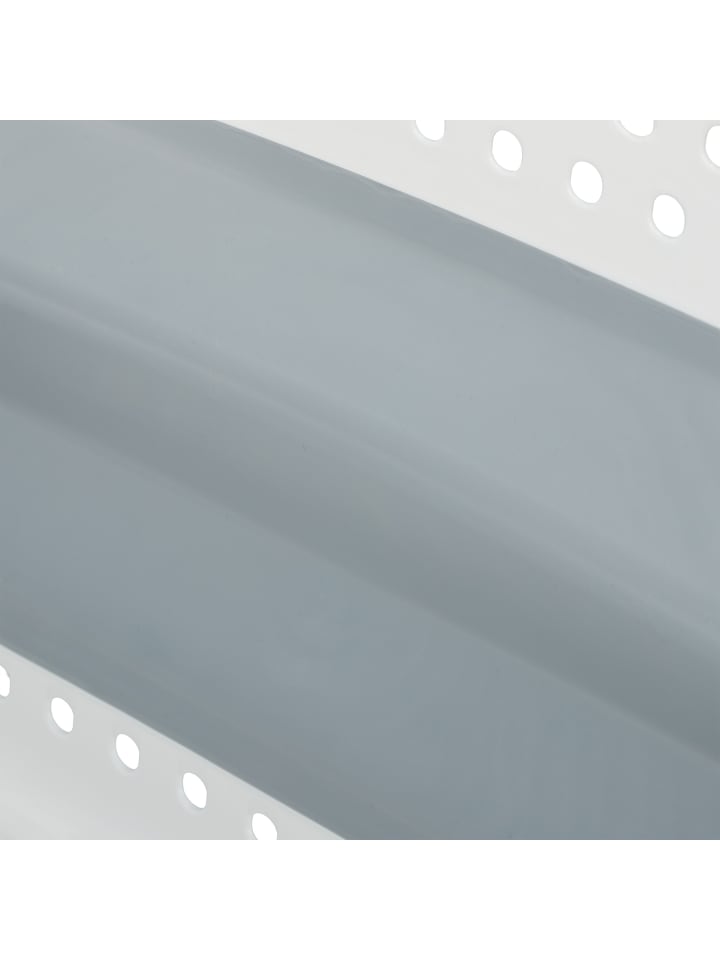 relaxdays Wäschekorb in Grau - (B)61 x (H)27 x (T)45,5 cm günstig kaufen onesize
