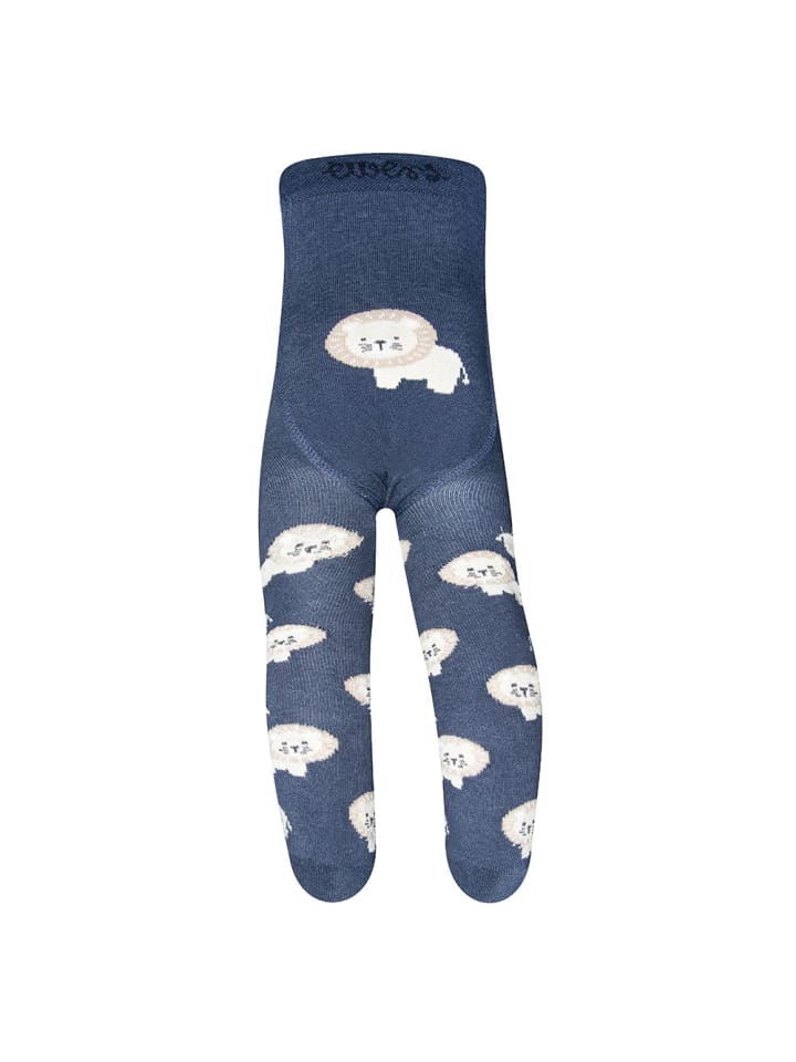 ewers Krabbelstrumpfhose Löwe in stahlblau günstig kaufen 74