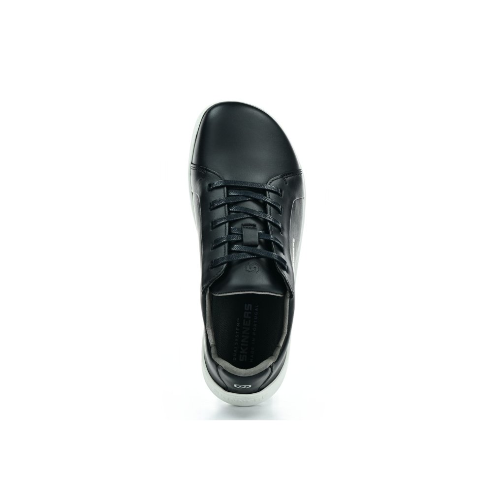 Skinners Moonwalker Leather Black Barfußsneakers