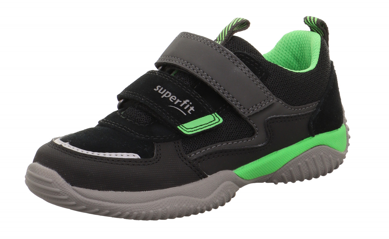 STORM - Schwarz/GrünSneaker low mit Klettverschluss