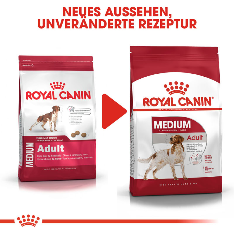 ROYAL CANIN Hundetrockenfutter ROYAL CANIN Medium Adult 15 kg