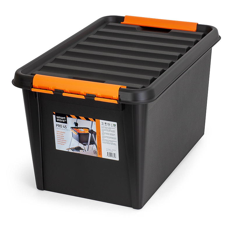 Smartstore Oppbevaringsboks SmartStore™ m/lokk 50 liter Pro L59 x B39 x H34 cm