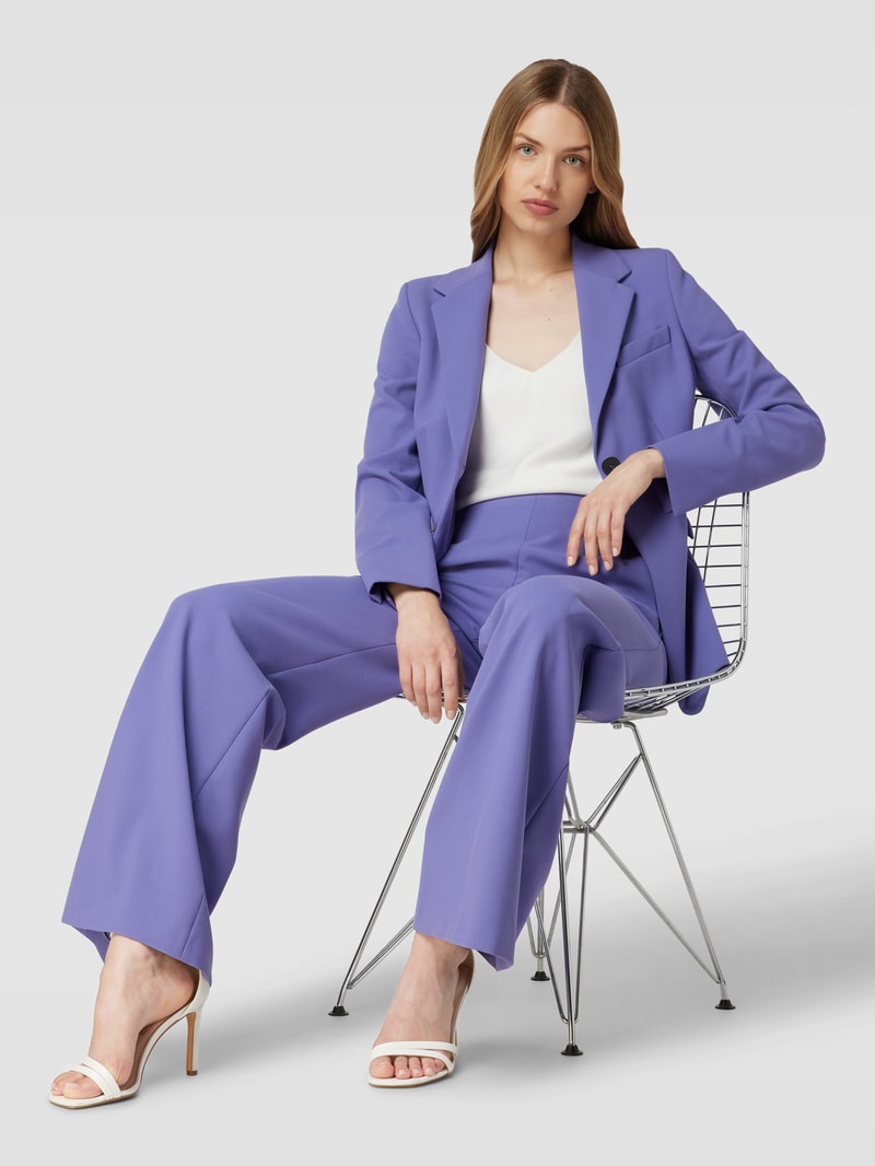 Blazer mit Reverskragen in lila