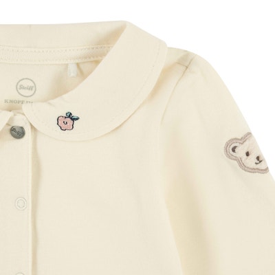 Body langarm, beige für Mädchen