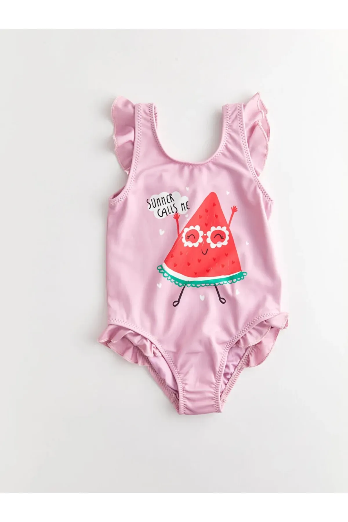 LC Waikiki  Bedruckter Badeanzug für Babys mit Rundhalsausschnitt