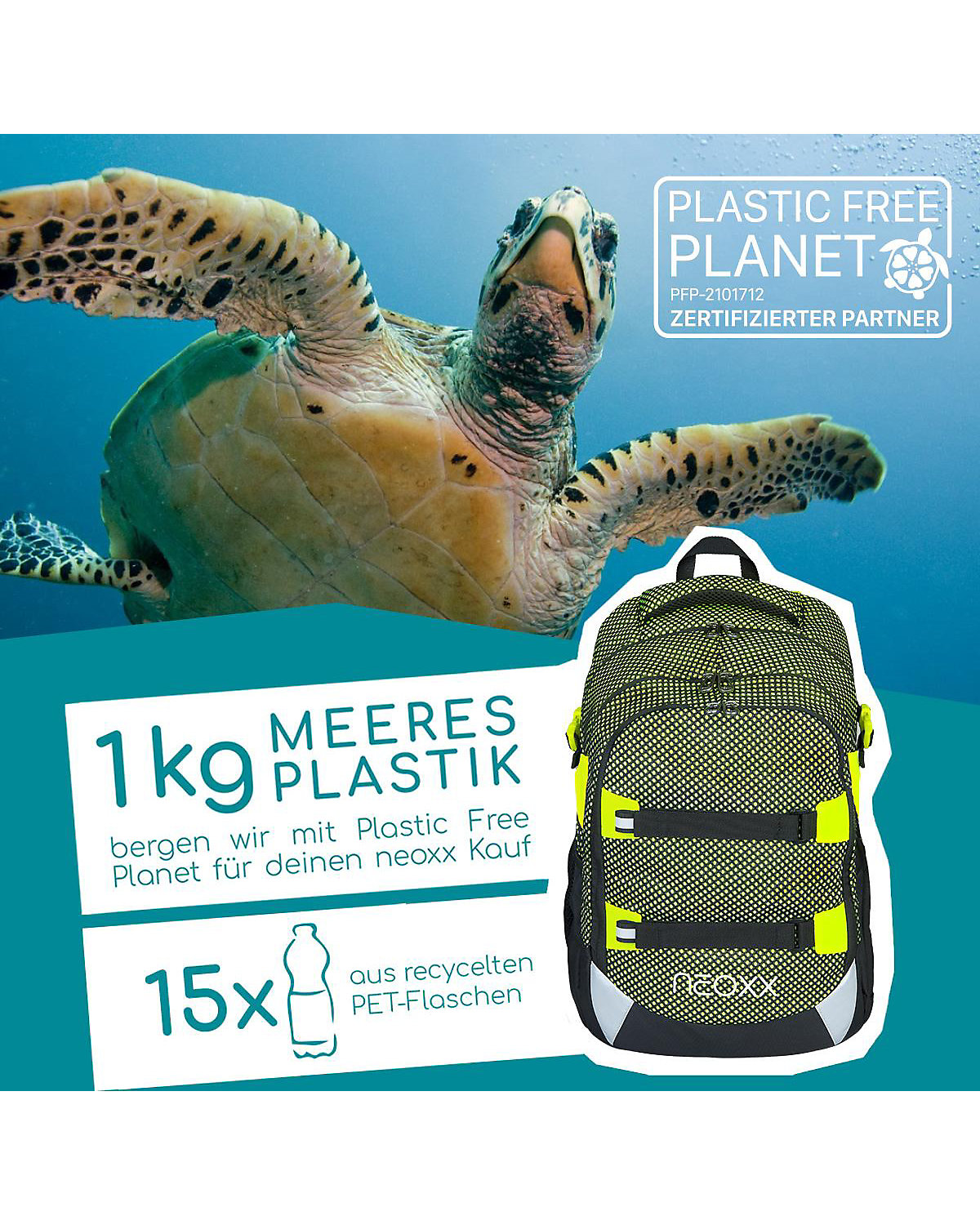 Schulrucksack Active All about neon (2023)