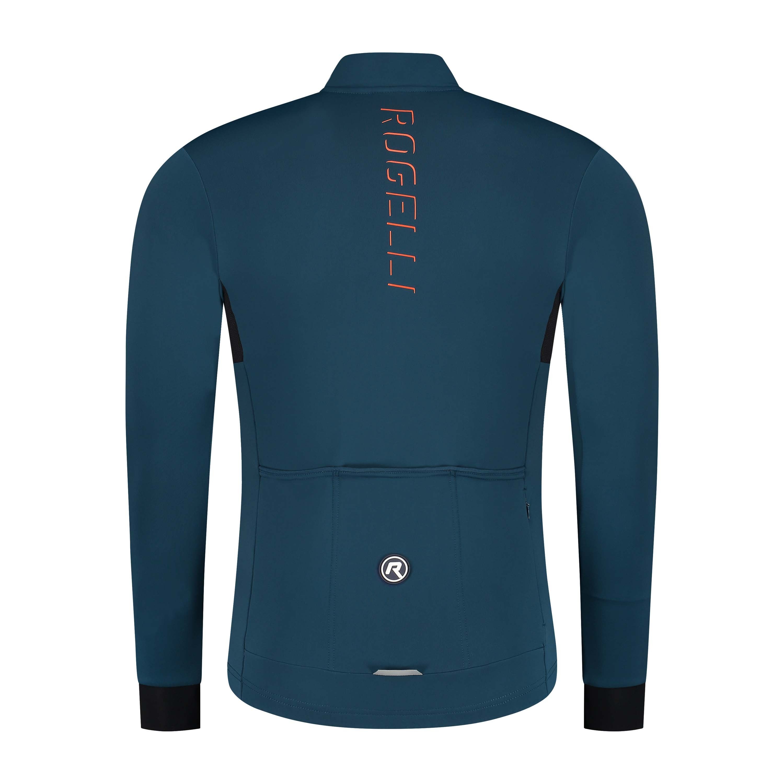 Rogelli Distance Blau Herren Radtrikot Langarm