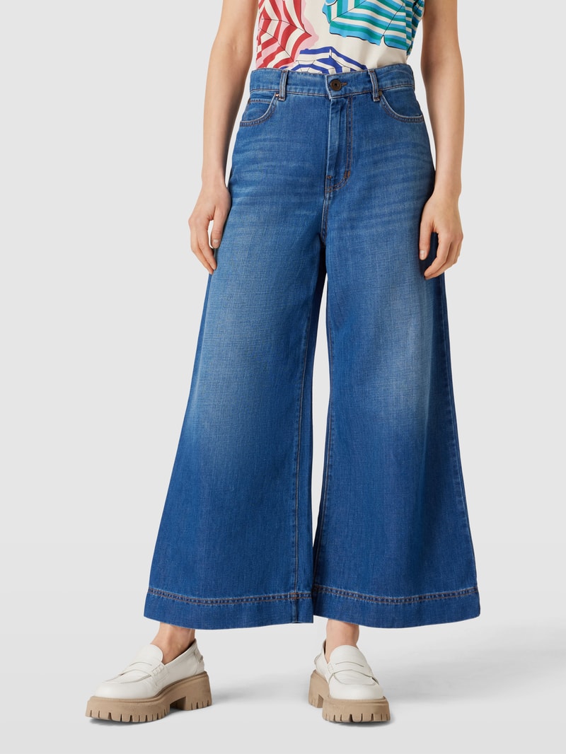 Flared Jeans mit 5-Pocket-Design Modell 'RIBELLE' in jeans