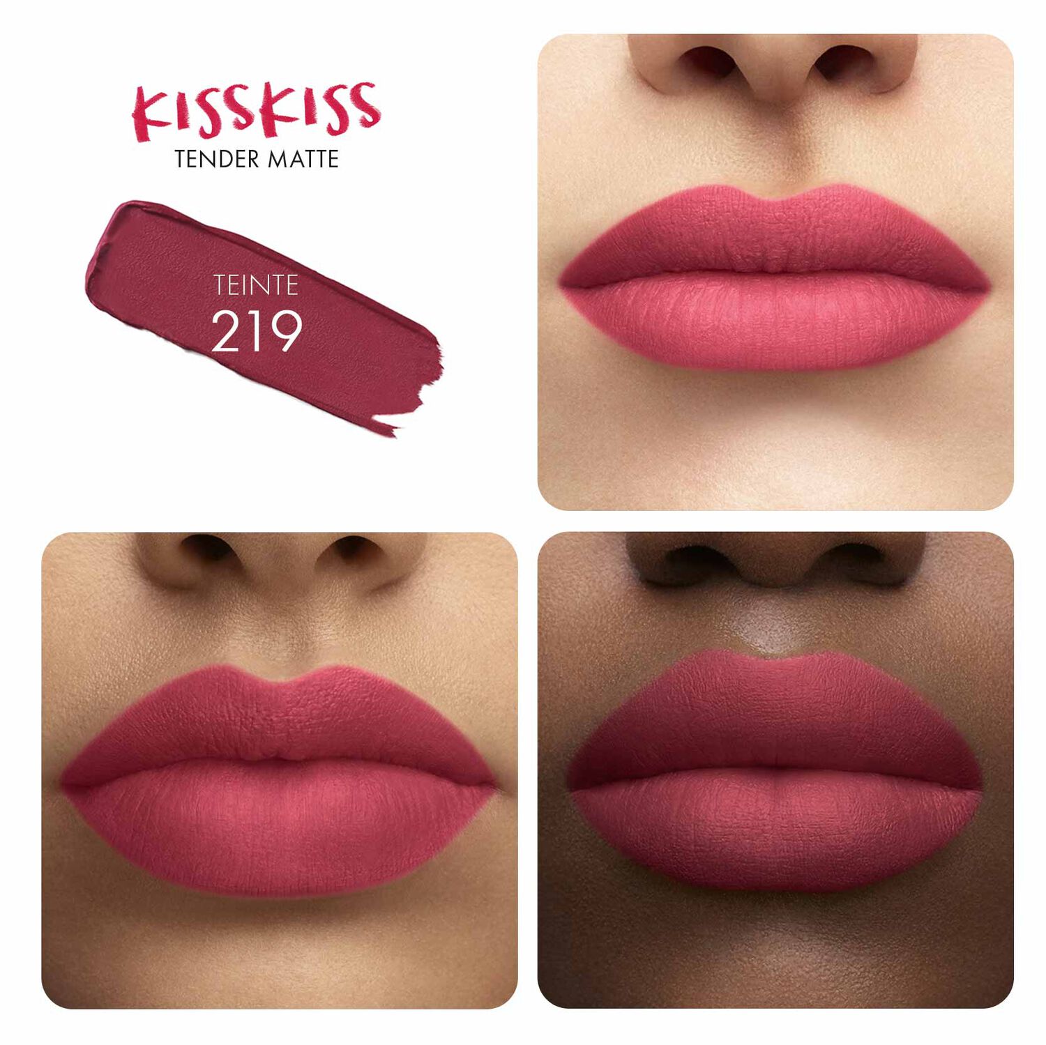 Guerlain KissKiss Coffret 3 Rouges à Lèvres Mat