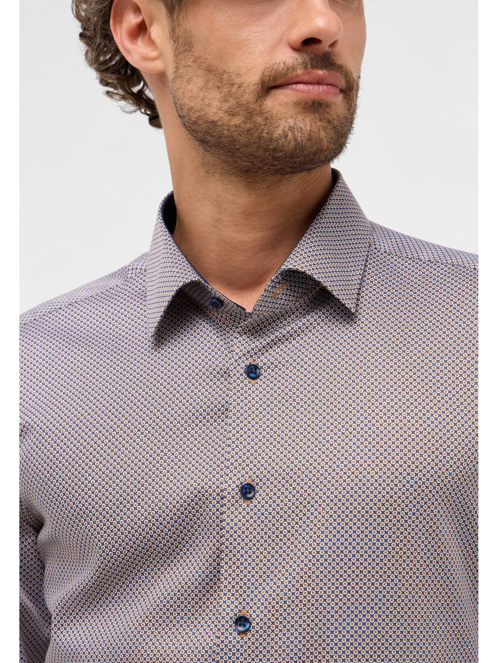 Eterna Hemd SLIM FIT in braun günstig kaufen