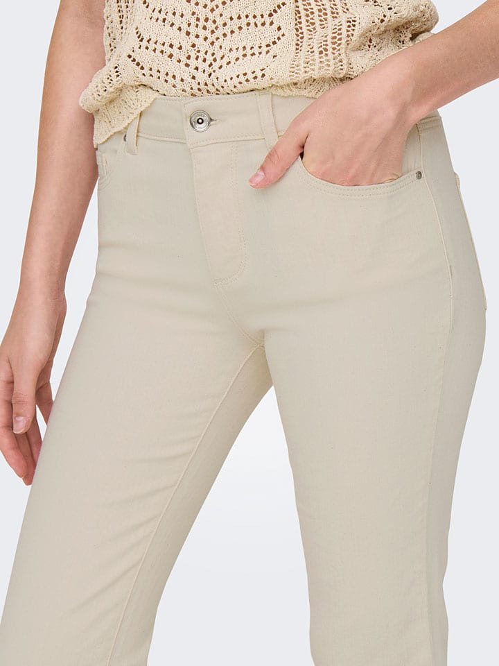 ONLY Jeans - Flared fit - in Beige günstig kaufen
