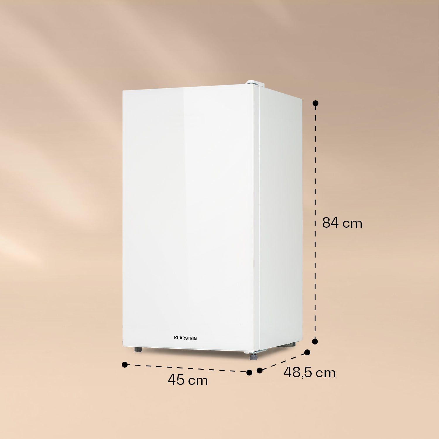 Klarstein Getränkekühlschrank HEA14-Frost Kü. weis 10033174, 84 cm hoch, 45 cm breit