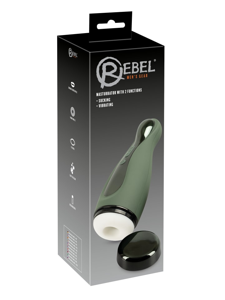 Rebel Masturbator Masturbator with 2 Functions in grün günstig kaufen 25,5
