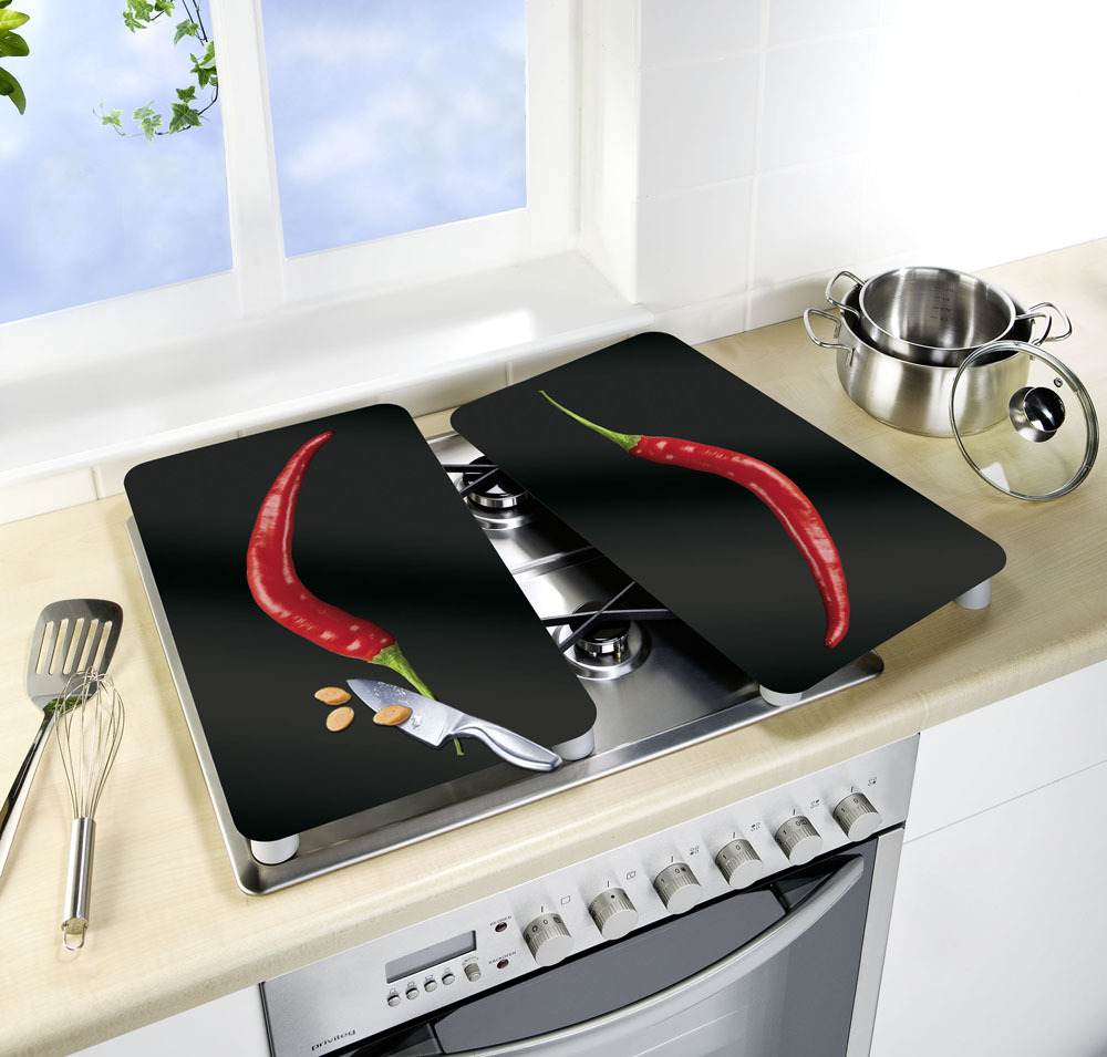 Glasabdeckplatten Hot Peperoni