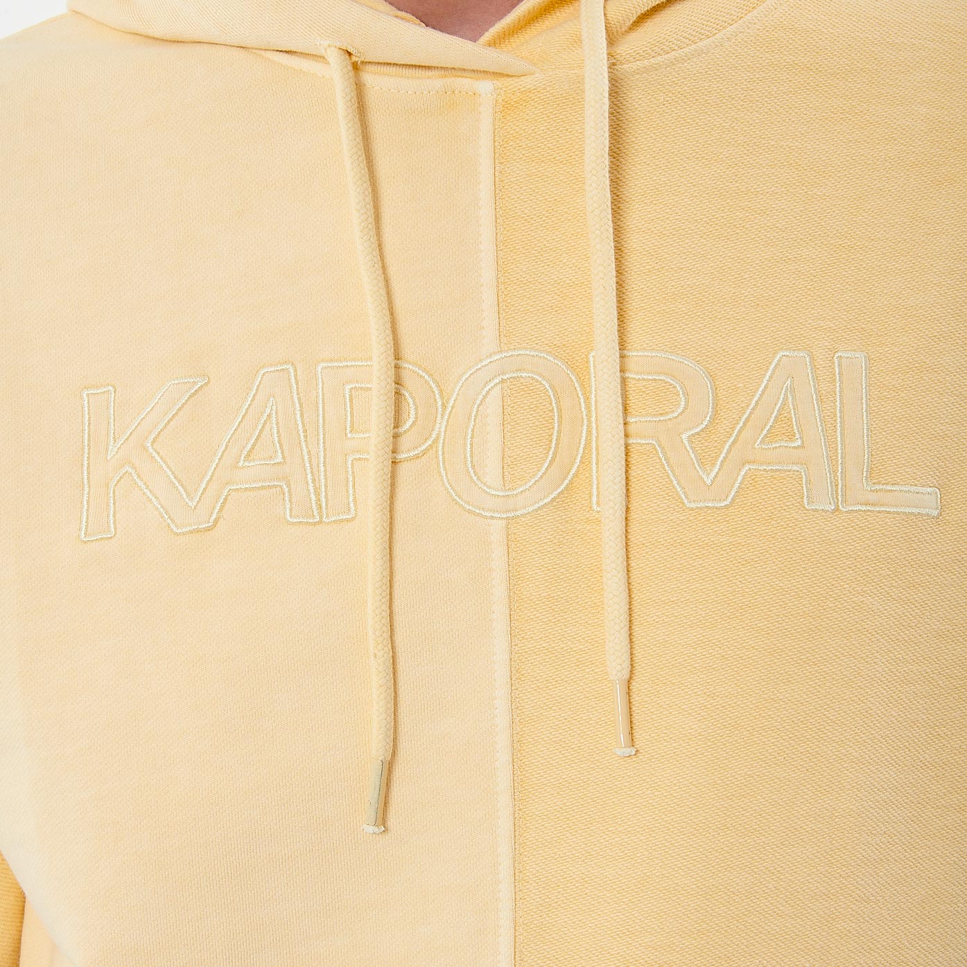 CAZZI  Sweat jaune Homme en 100% coton