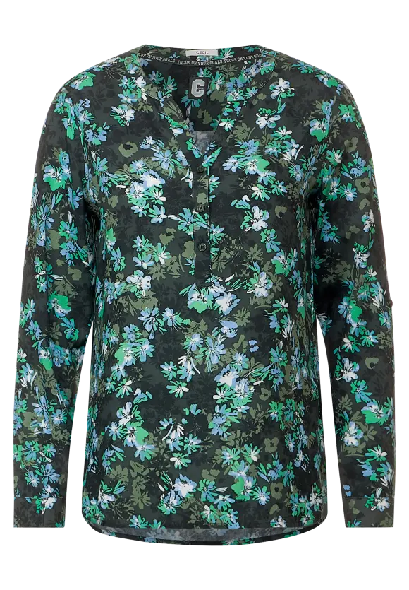 CECIL Viskose Blumenprint Bluse