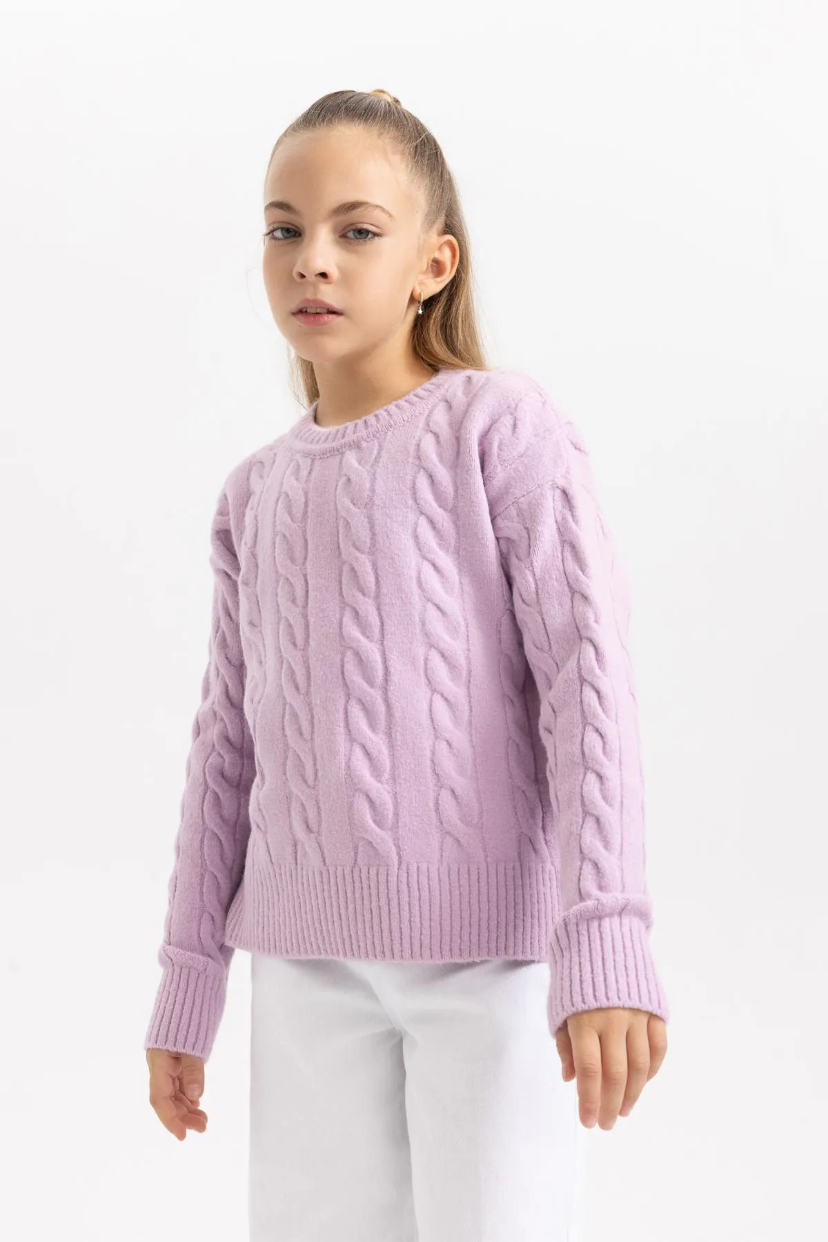DeFacto  Pullover mit Rundhalsausschnitt für Mädchen B1556a823wn
