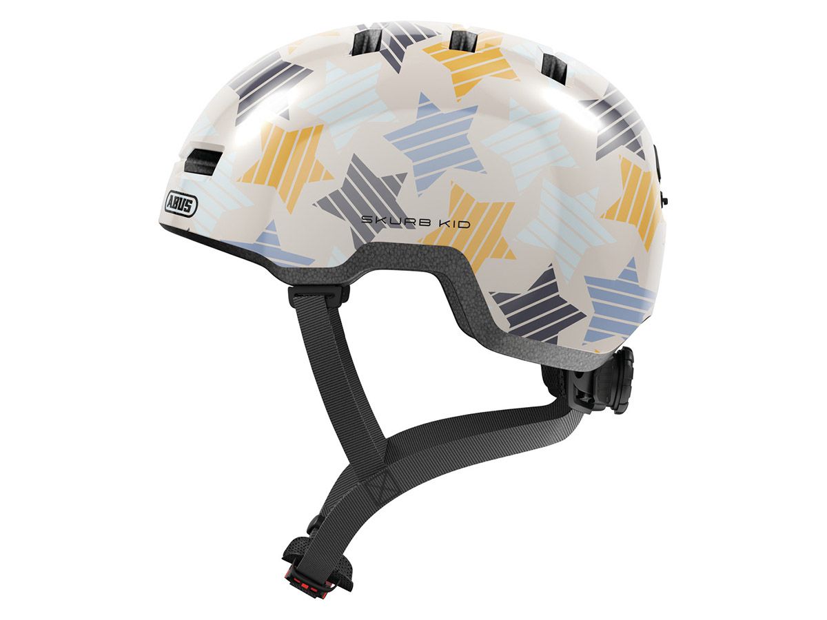 Abus Skurb Grey Stars Kinderfahrradhelm