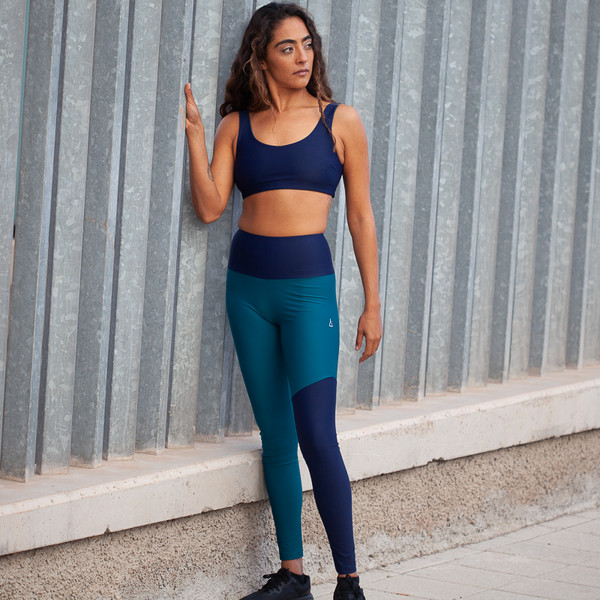HIGH WAIST TIGHT  WILD BLUE-PETROL Damen - Leggings