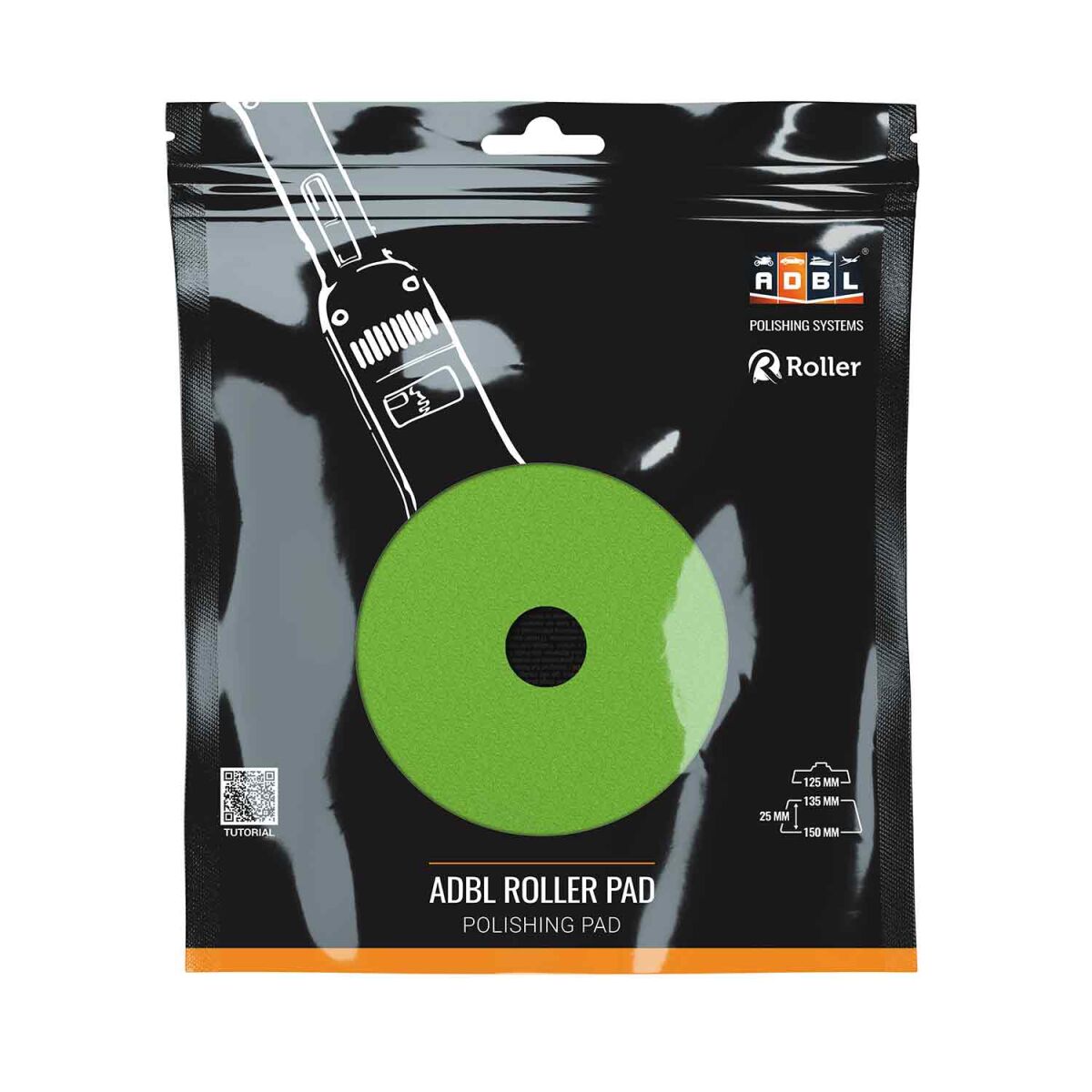 ADBL Roller Polierpad DA Final Finish 125mm sehr weich