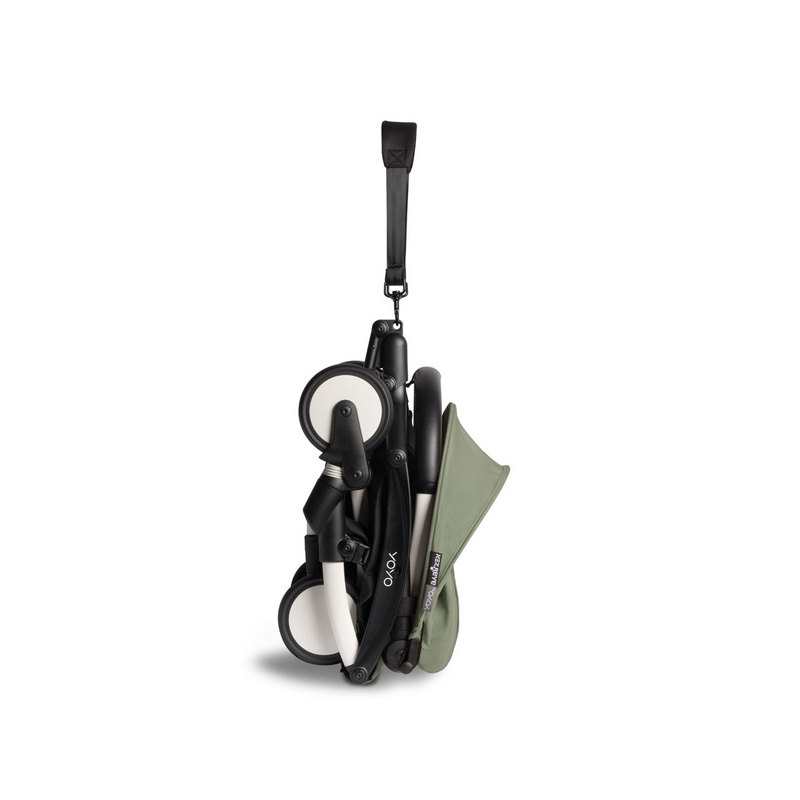Poussette Yoyo2 4 roues châssis blanc assise 6+ olive Babyzen
