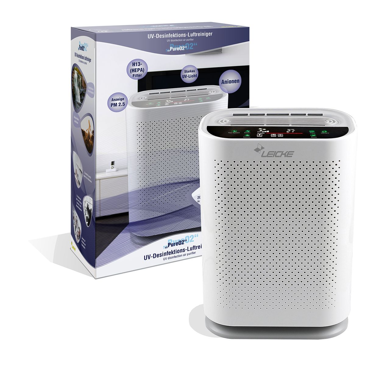 Leicke UV-Luftreiniger PureO2