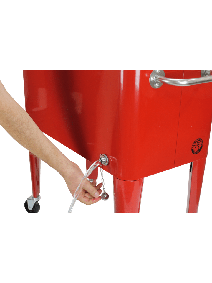 Beachtrekker Kailua Cooler - Kühlbox, Kühlwagen, Getränkekühler, Rot günstig kaufen onesize