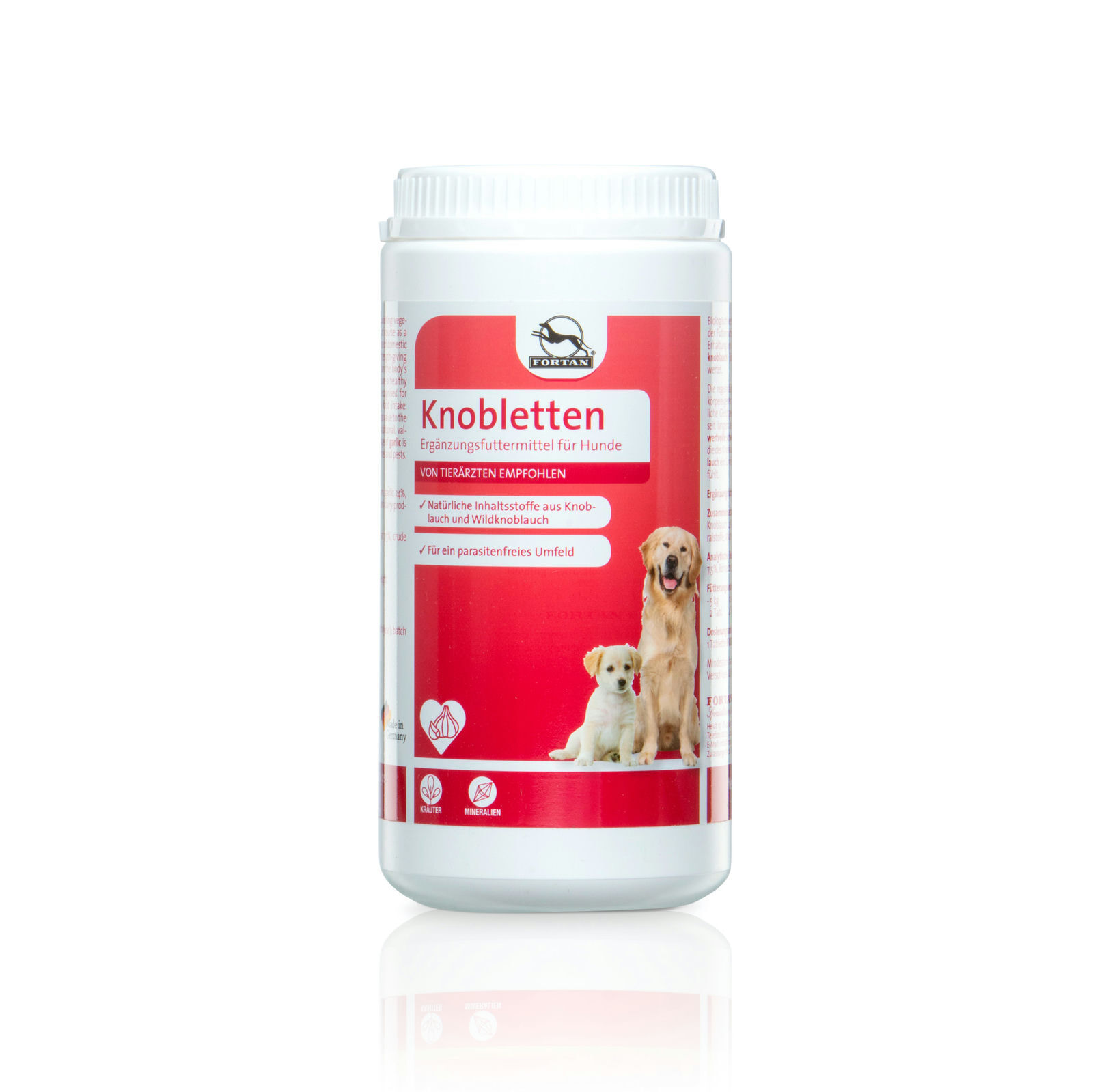 Fortan Ergänzungsfutter & Aufzucht Fortan Knobletten Tabletten mit Knoblauch und Bärlauch 1 kg