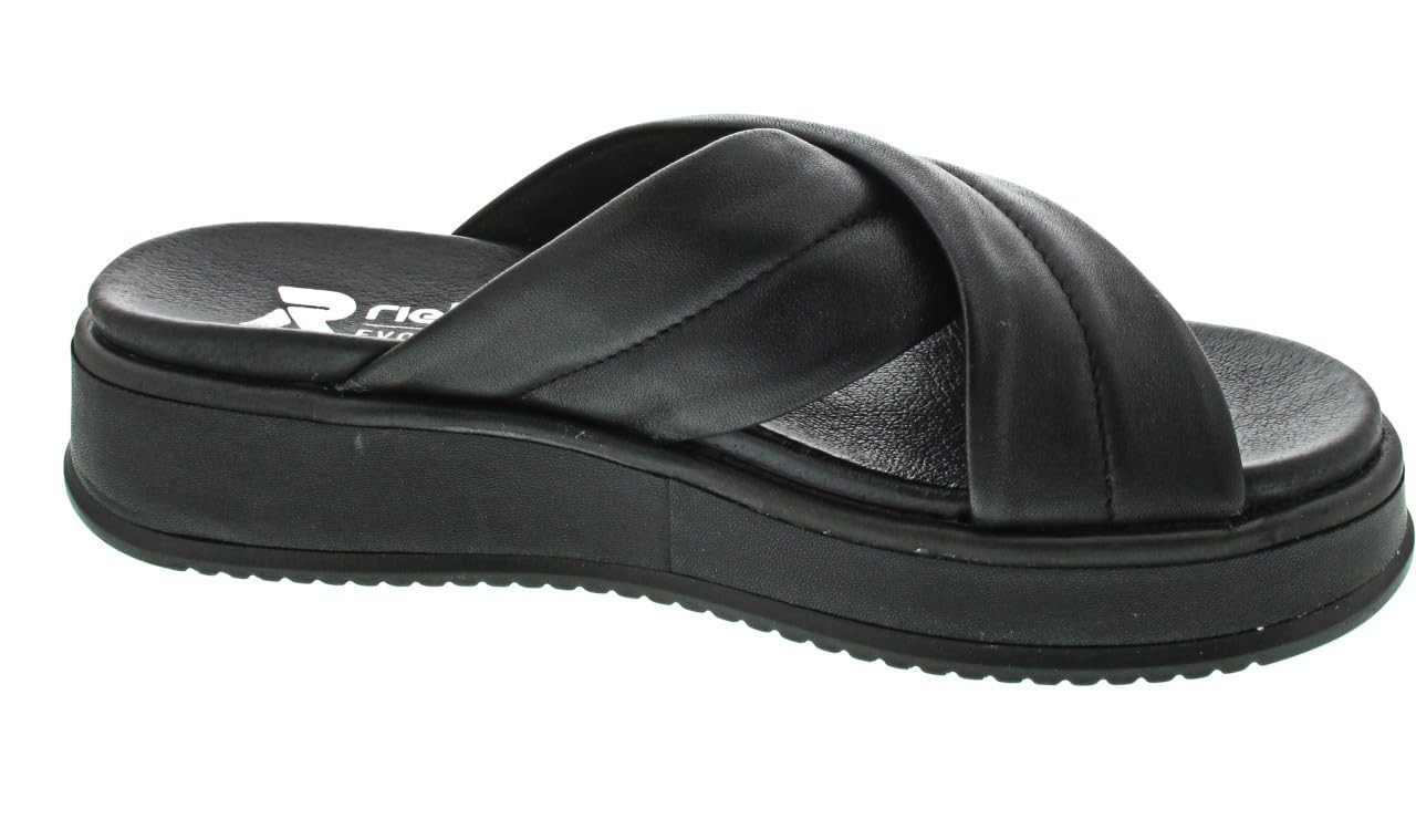 RIEKER Klassische Sandalen schwarz FSK Damen Sandalen