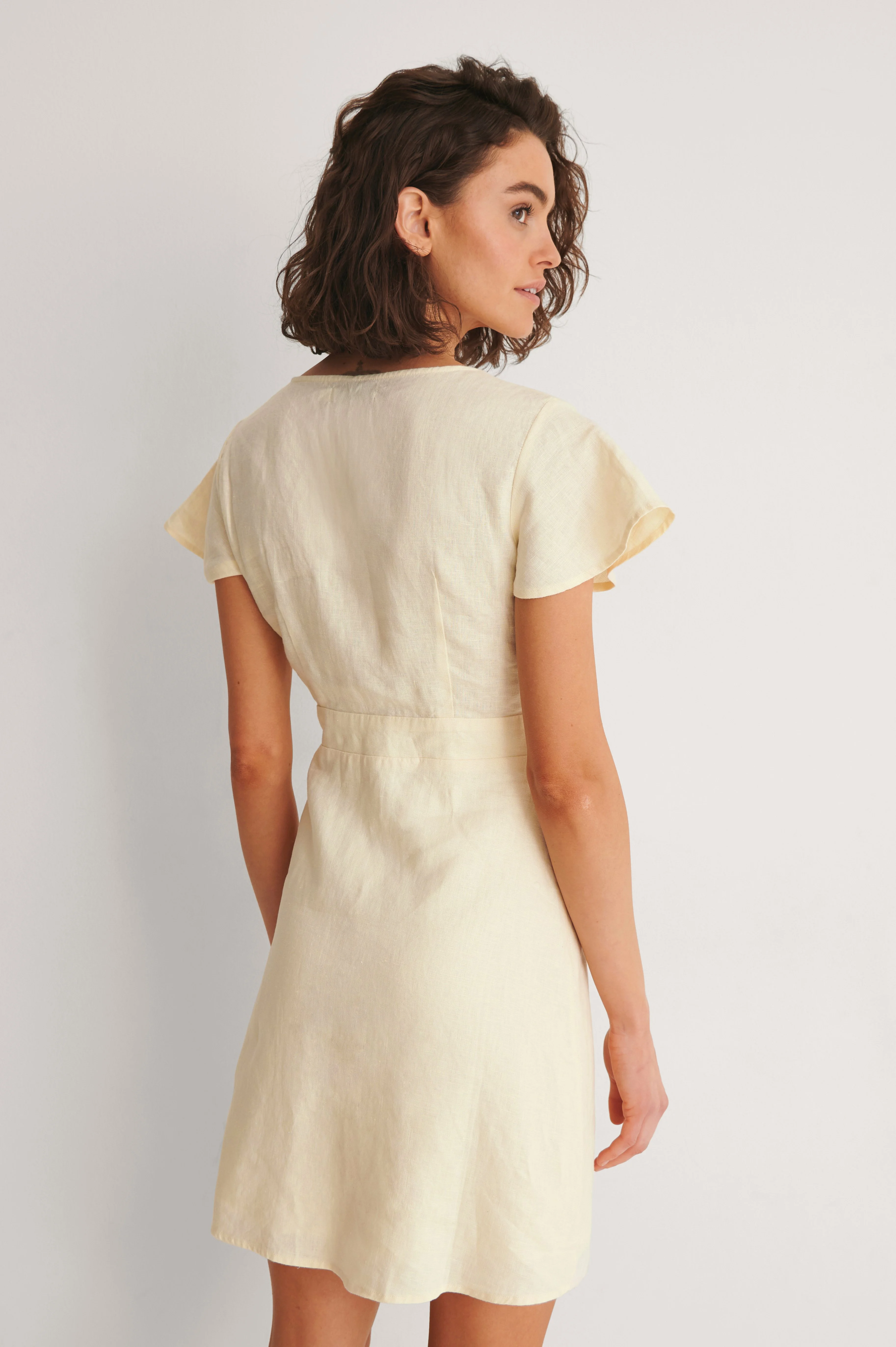 Hemdkleid mit Bindung vorne