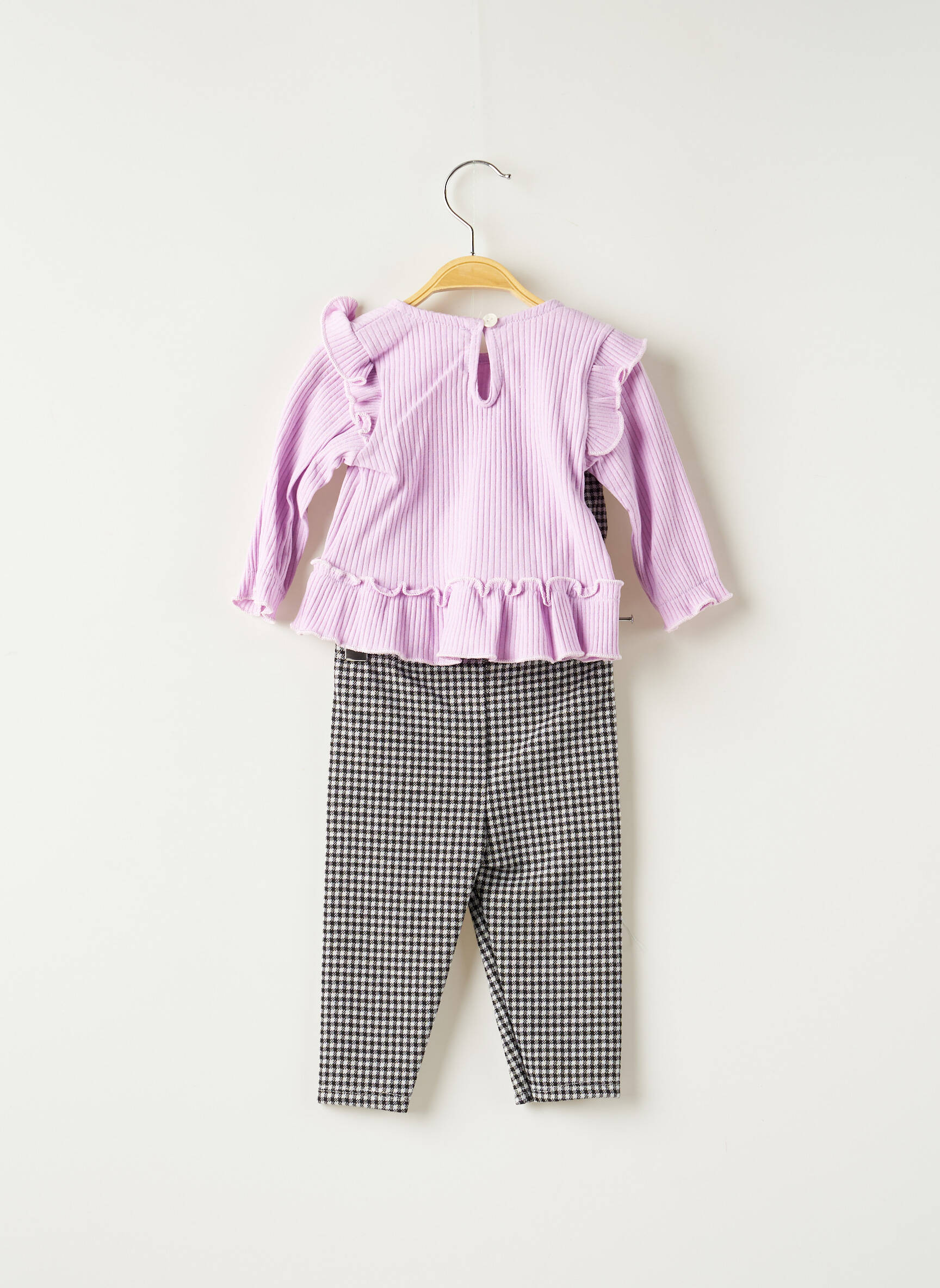 P Tit Mome Ensembles Pantalon Fille couleur violet