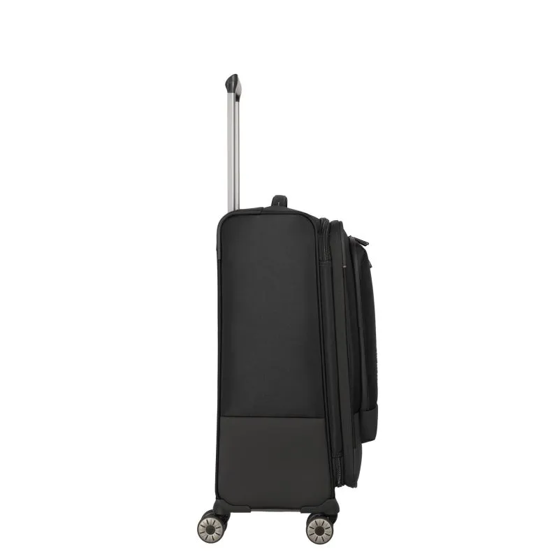 Travelite CROSSLITE Trolley M (66 cm) - Schwarz