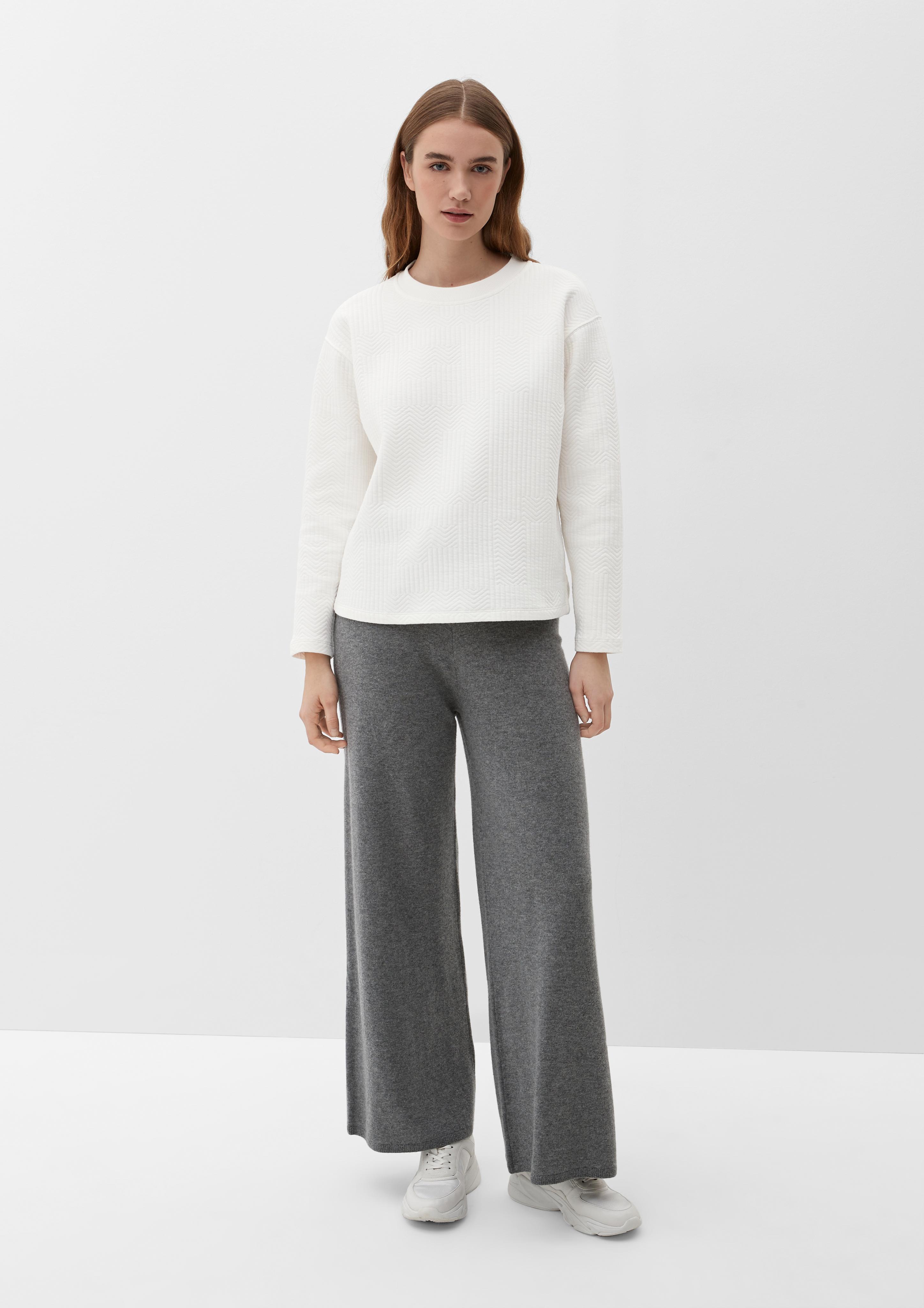 Sweatshirt mit Strukturmuster  2126270-0210
