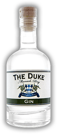 The Duke Munich Dry Gin 45% 0,1 Liter The Duke Munich Dry Gin 45% 0,1 Liter Weicher und runder Gin mit typischem Wacholderaroma aus der bio-zertifizierten Münchner Destillerie. 0,1	 Liter - Vol 45%