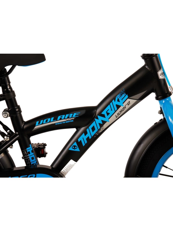 Volare Kinderfahrrad Thombike für Jungen 14 Zoll Kinderrad in Schwarz Blau 4 Jahre günstig kaufen onesize