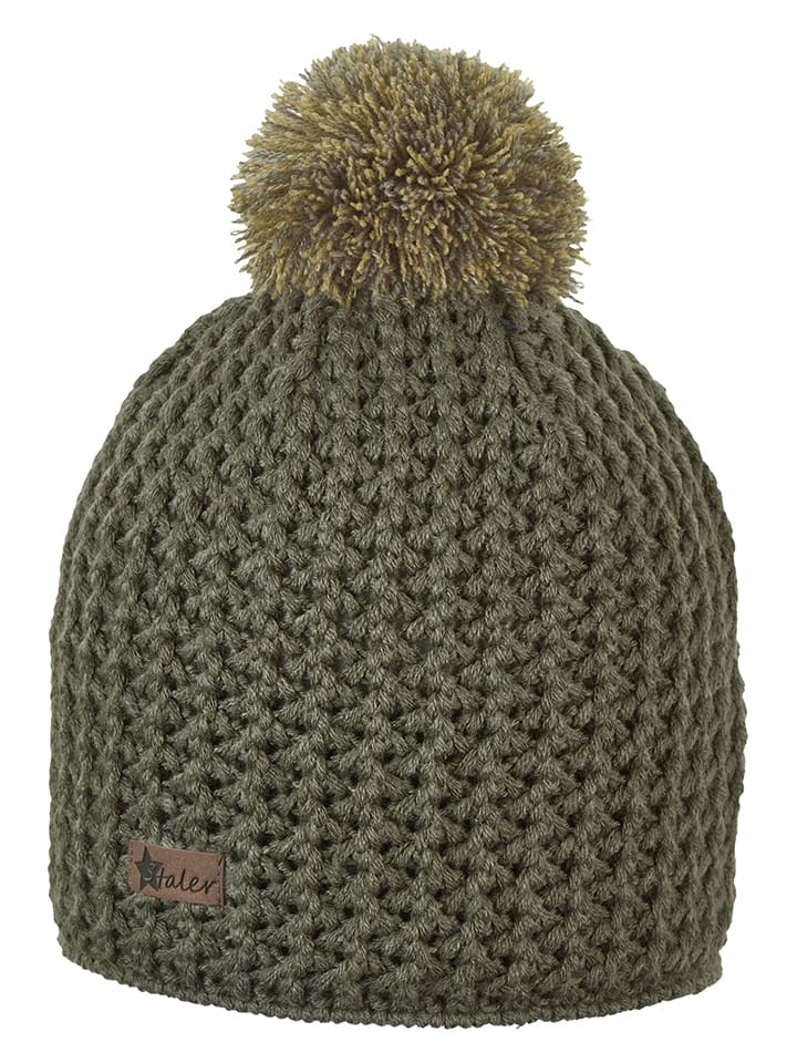 Sterntaler Bommelmütze in Khaki günstig kaufen