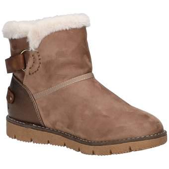 Tom Tailor Winter Boots in beige