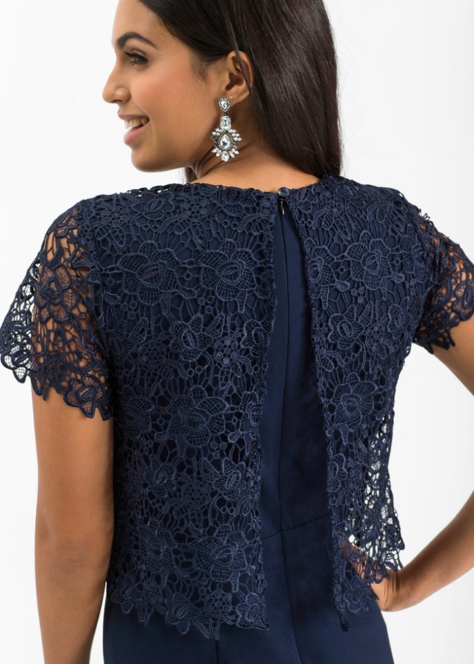Jumpsuit mit Spitze