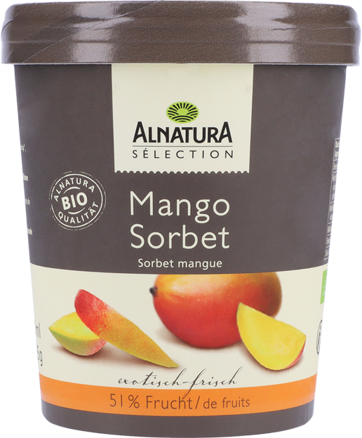 Alnatura Bio Mango Sorbet vegan